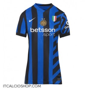 Inter Milan Prima Maglia Femmina 2024-25 Manica Corta